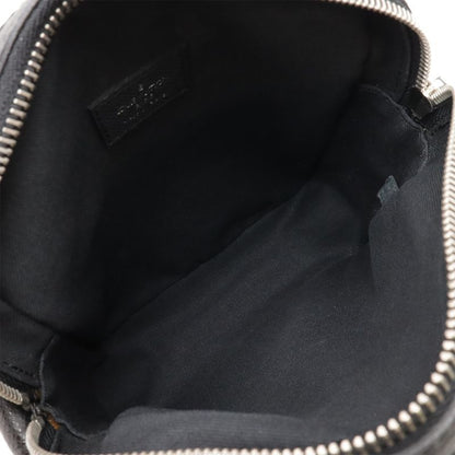 Louis Vuitton Taiga Dimitri Shoulder Bag Crossbody Leather Ardoise Black Silver