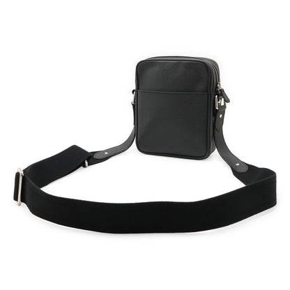 Louis Vuitton Taiga Dimitri Shoulder Bag Crossbody Leather Ardoise Black Silver