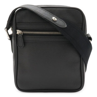 Louis Vuitton Taiga Dimitri Shoulder Bag Crossbody Leather Ardoise Black Silver