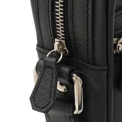 Louis Vuitton Taiga Dimitri Shoulder Bag Crossbody Leather Ardoise Black Silver