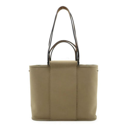 Hermes Cabas Cook PM Tote Handbag 2way Shoulder Bag Shoulder Toile Officier