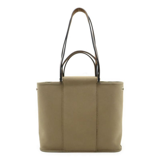 Hermes Cabas Cook PM Tote Handbag 2way Shoulder Bag Shoulder Toile Officier