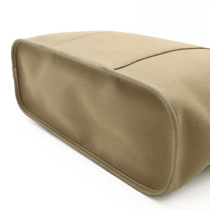 Hermes Cabas Cook PM Tote Handbag 2way Shoulder Bag Shoulder Toile Officier