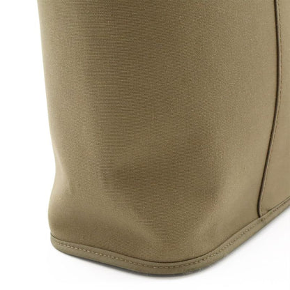 Hermes Cabas Cook PM Tote Handbag 2way Shoulder Bag Shoulder Toile Officier