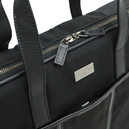 Gucci Logo Plate Business Bag Briefcase Document Purse 2way Shoulder Bag Nylon