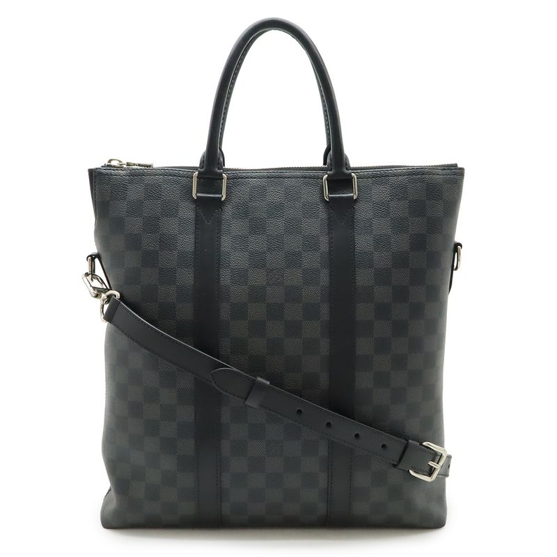 Louis Vuitton Damier Graphite Anton Tote Bag 2way Shoulder Bag Crossbody N40000