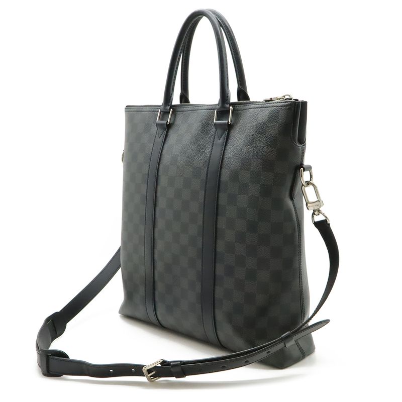 Louis Vuitton Damier Graphite Anton Tote Bag 2way Shoulder Bag Crossbody N40000