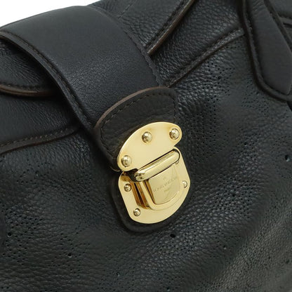 Louis Vuitton Monogram Mahina Sealth PM Handbag Tote Bag Noir Black Gold