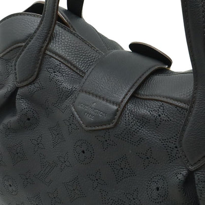 Louis Vuitton Monogram Mahina Sealth PM Handbag Tote Bag Noir Black Gold