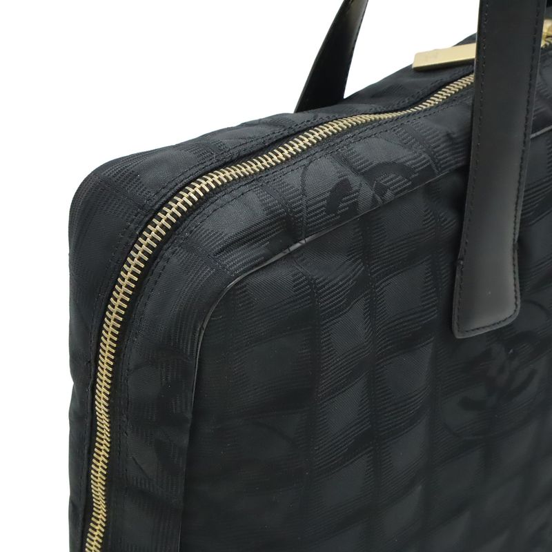 Chanel New Travel Line Business Bag Briefcase Document Purse Computer Case