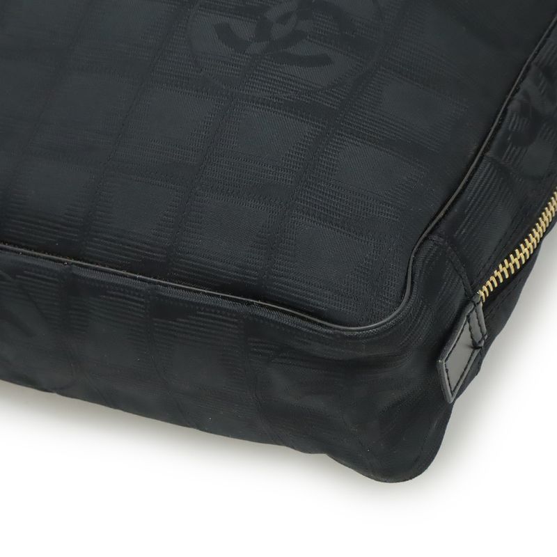 Chanel New Travel Line Business Bag Briefcase Document Purse Computer Case