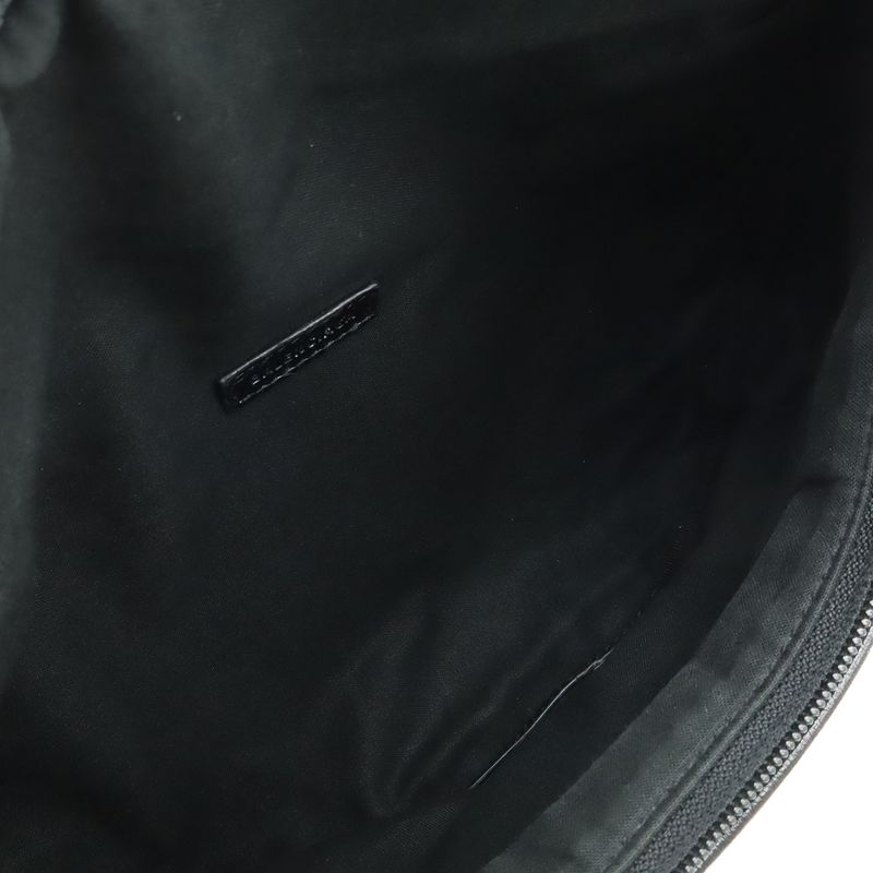Balenciaga Exclusive Line Explorer Belt Bag Waist Pouch Body Bag Leather Black
