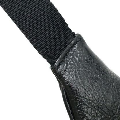 Balenciaga Exclusive Line Explorer Belt Bag Waist Pouch Body Bag Leather Black