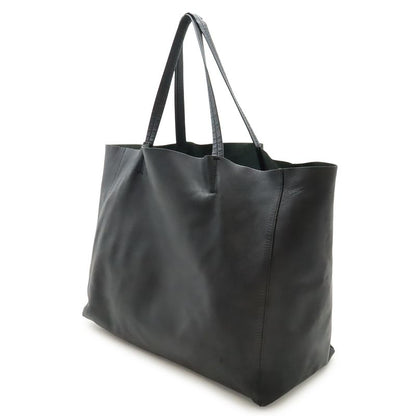 Celine Horizontal Cabas Tote Large Tote Shoulder Bag Leather Black