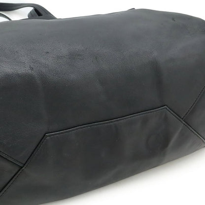 Celine Horizontal Cabas Tote Large Tote Shoulder Bag Leather Black