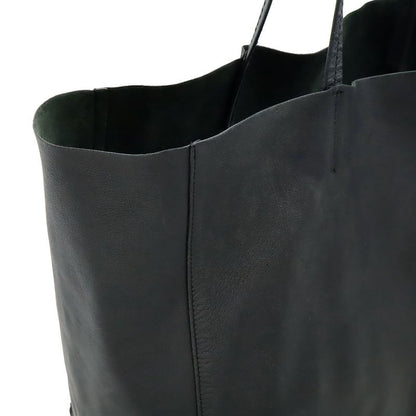 Celine Horizontal Cabas Tote Large Tote Shoulder Bag Leather Black