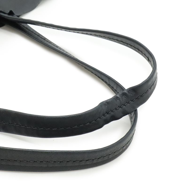 Celine Horizontal Cabas Tote Large Tote Shoulder Bag Leather Black