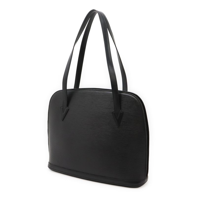 Louis Vuitton Epi Lu Sac Shoulder Bag Tote Bag Shoulder Tote Leather Noir Black