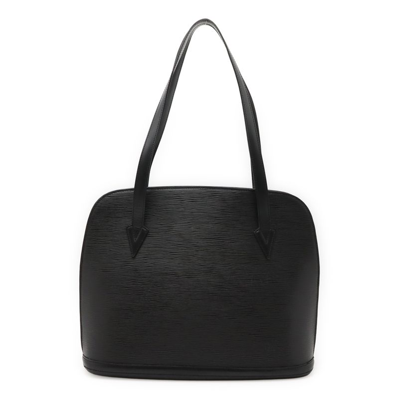 Louis Vuitton Epi Lu Sac Shoulder Bag Tote Bag Shoulder Tote Leather Noir Black