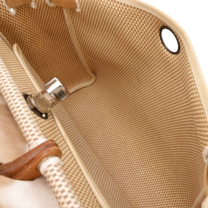 Hermes Herbag Her Bag PM Handbag 2way Shoulder Bag Toile Officier Toile Ash