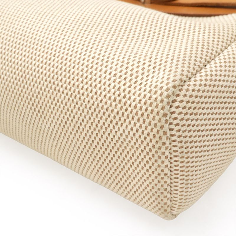 Hermes Herbag Her Bag PM Handbag 2way Shoulder Bag Toile Officier Toile Ash