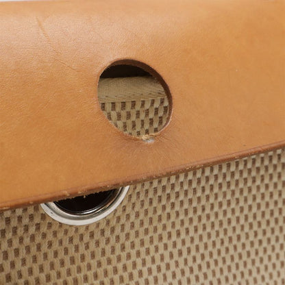 Hermes Herbag Her Bag PM Handbag 2way Shoulder Bag Toile Officier Toile Ash