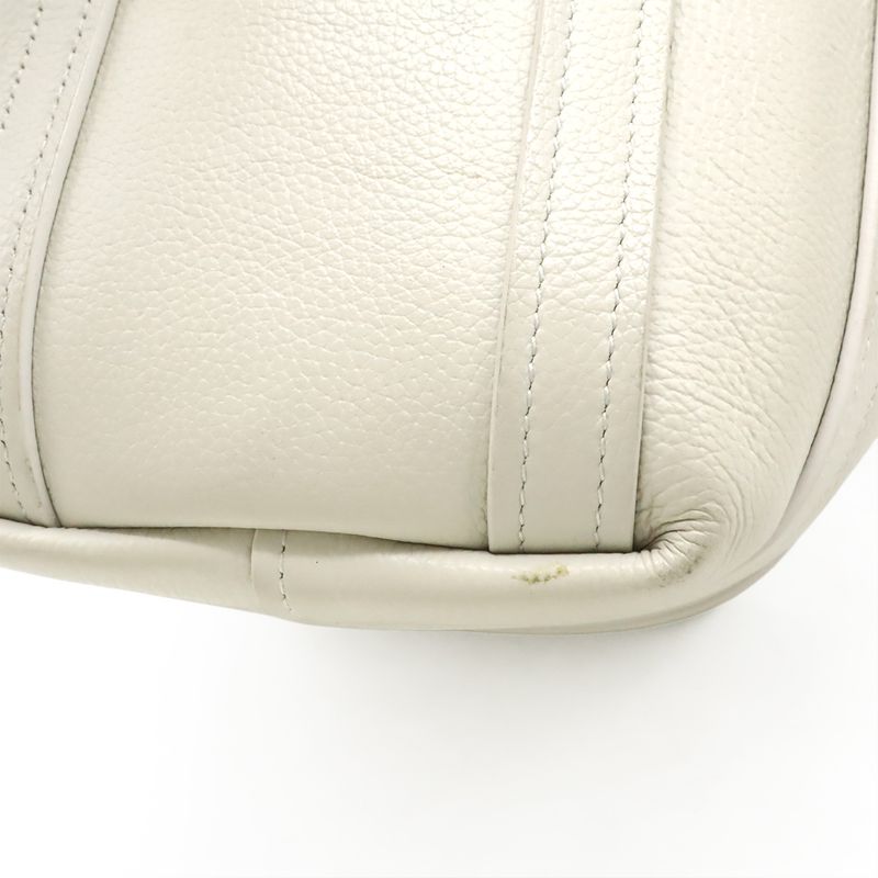 Balenciaga Everyday XS North South Tote Bag 2way Shoulder Bag Leather Off White