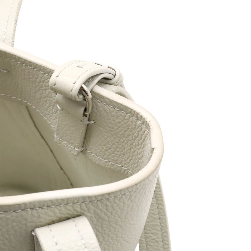 Balenciaga Everyday XS North South Tote Bag 2way Shoulder Bag Leather Off White
