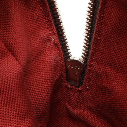 Gucci GG Supreme Shoulder Bag Crossbody PVC Leather Studded Beige Brown Dark