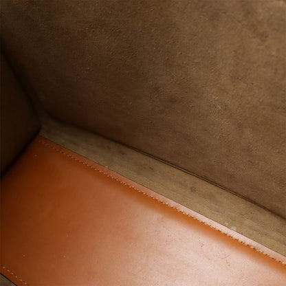 Fendi Sunshine Small Handbag 2way Shoulder Bag Leather Brown Gold Hardware