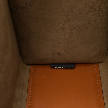 Fendi Sunshine Small Handbag 2way Shoulder Bag Leather Brown Gold Hardware