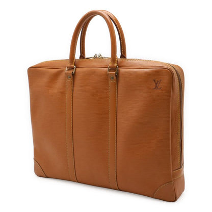 Louis Vuitton Epi Porte Documents Voyage Business Bag Briefcase Zipangu Gold