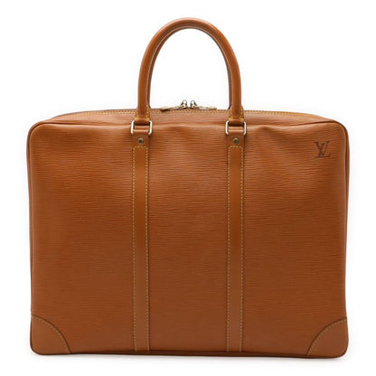 Louis Vuitton Epi Porte Documents Voyage Business Bag Briefcase Zipangu Gold