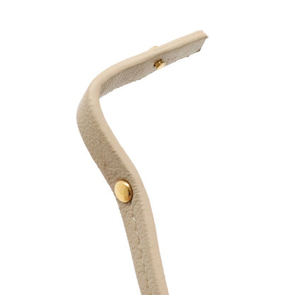 Prada Terry Spugna Logo Tote Bag 2way Shoulder Bag Shearling Beige Gold