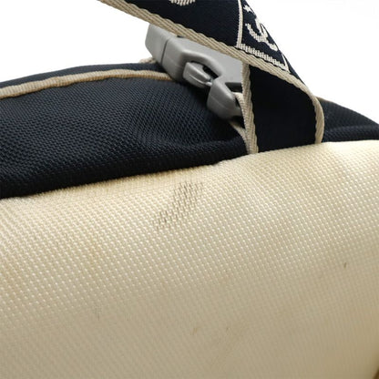 Chanel Sport Line Coco Mark Waist Bag Body Bag 2way Handbag Nylon Canvas Ivory