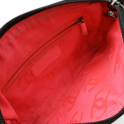 Chanel Cambon Line Coco Mark Accessory Pouch Shoulder Bag One Shoulder Leather