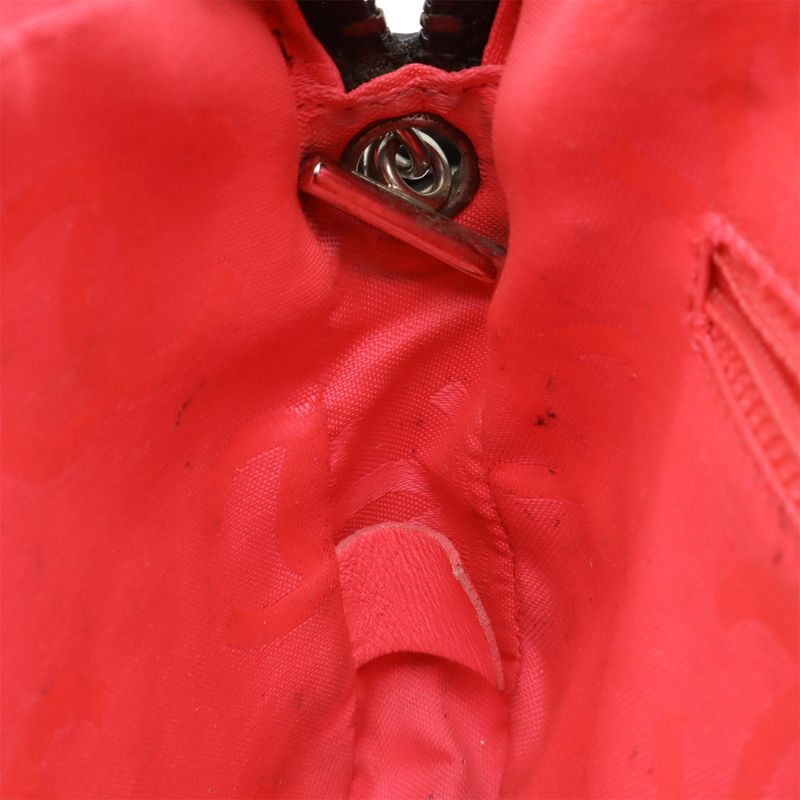 Chanel Cambon Line Coco Mark Accessory Pouch Shoulder Bag One Shoulder Leather