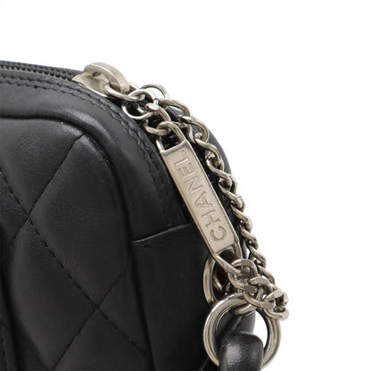 Chanel Cambon Line Coco Mark Accessory Pouch Shoulder Bag One Shoulder Leather