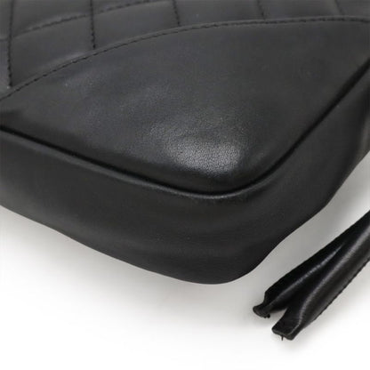 Chanel Cambon Line Coco Mark Accessory Pouch Shoulder Bag One Shoulder Leather