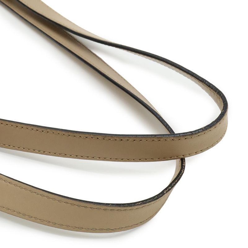 Prada Logo Tote Large Tote Shoulder Bag Leather Beige Silver Hardware 1bg038