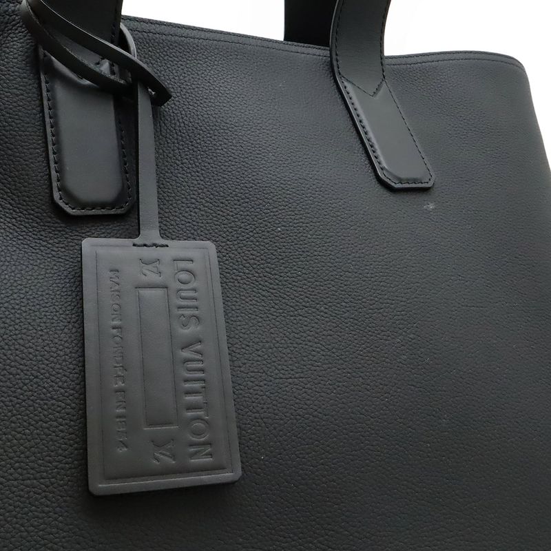 Louis Vuitton LV Aerogram Pilot Tote Bag Shoulder Bag Leather Noir Black M24771