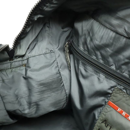 Prada Sport Line Boston Bag Travel Purse Travel Bag Nylon Nero Black Gray 4v0369