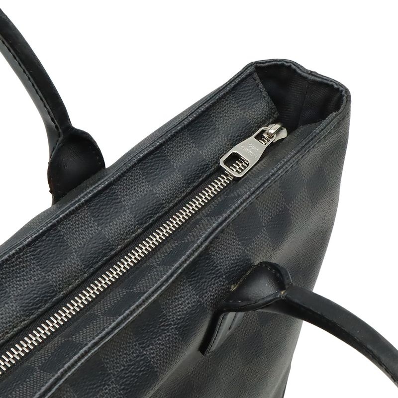 Louis Vuitton Damier Graphite 7dw Briefcase Business Bag Document Purse 2way