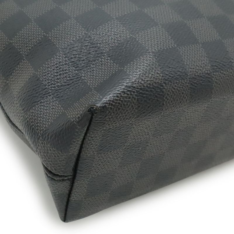 Louis Vuitton Damier Graphite 7dw Briefcase Business Bag Document Purse 2way