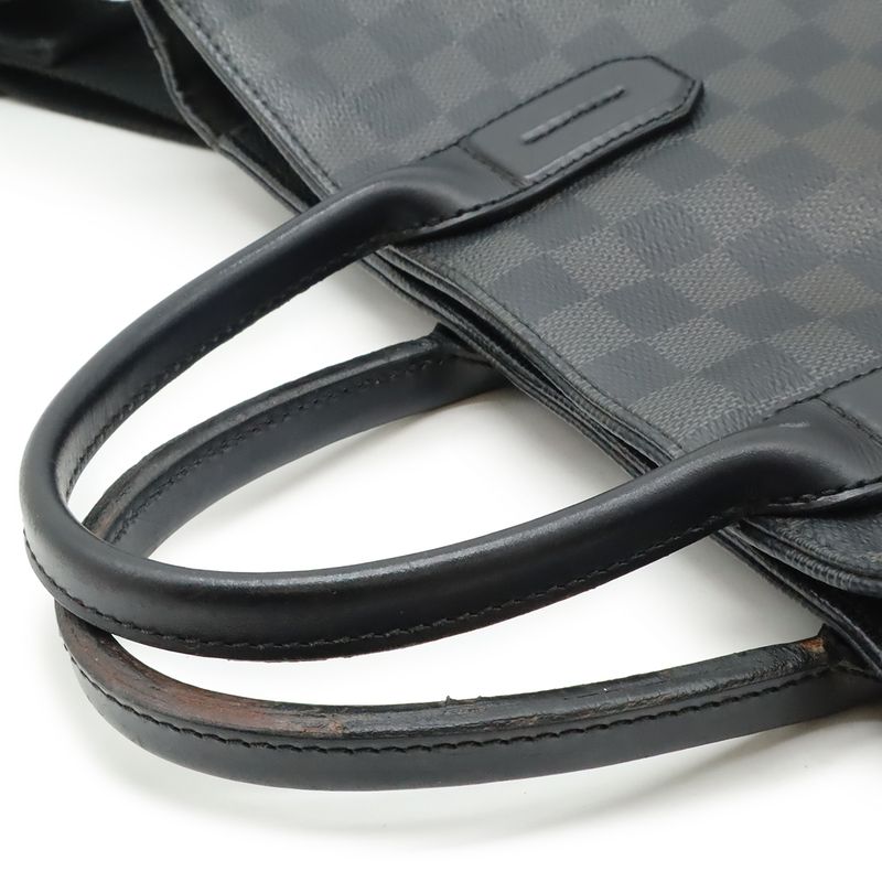 Louis Vuitton Damier Graphite 7dw Briefcase Business Bag Document Purse 2way