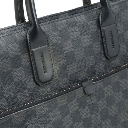 Louis Vuitton Damier Graphite 7dw Briefcase Business Bag Document Purse 2way