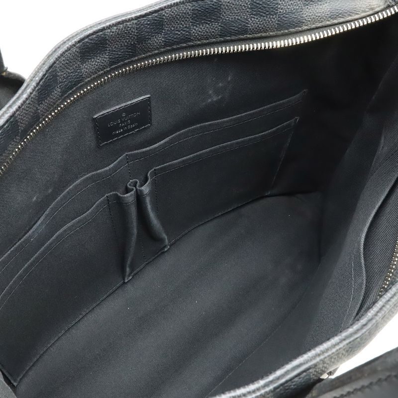 Louis Vuitton Damier Graphite 7dw Briefcase Business Bag Document Purse 2way