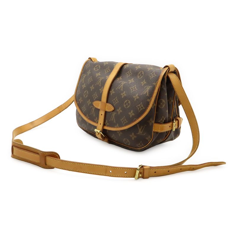 Louis Vuitton Monogram Saumur 30 Shoulder Bag Messenger Bag Crossbody M42256