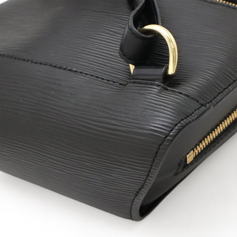 Louis Vuitton Epi Mabillon Backpack Sac Backpack Shoulder Bag Leather Noir