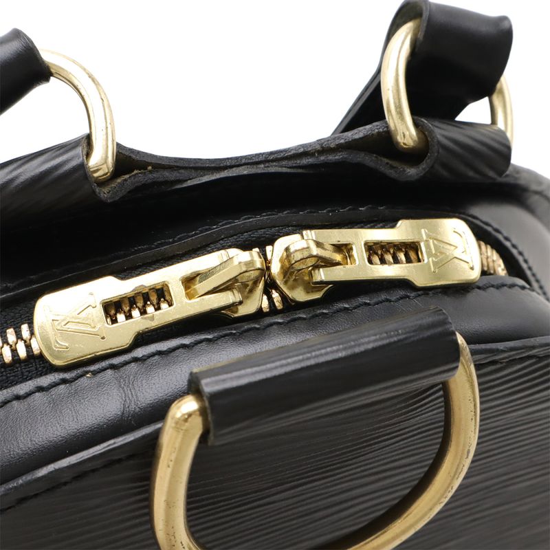 Louis Vuitton Epi Mabillon Backpack Sac Backpack Shoulder Bag Leather Noir
